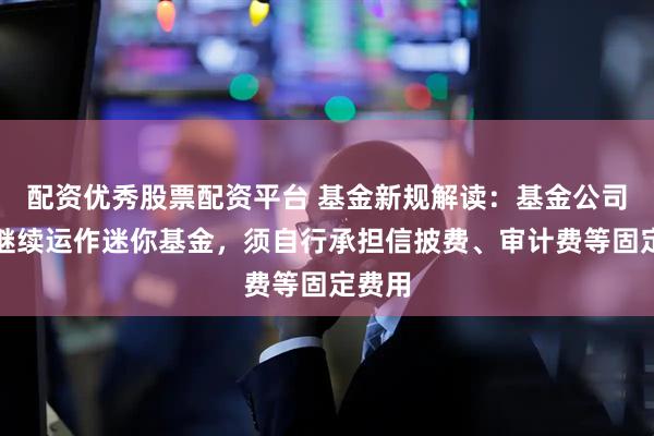 配资优秀股票配资平台 基金新规解读：基金公司选择继续运作迷你基金，须自行承担信披费、审计费等固定费用